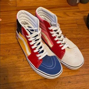 Sk8-Hi Patchwork vans